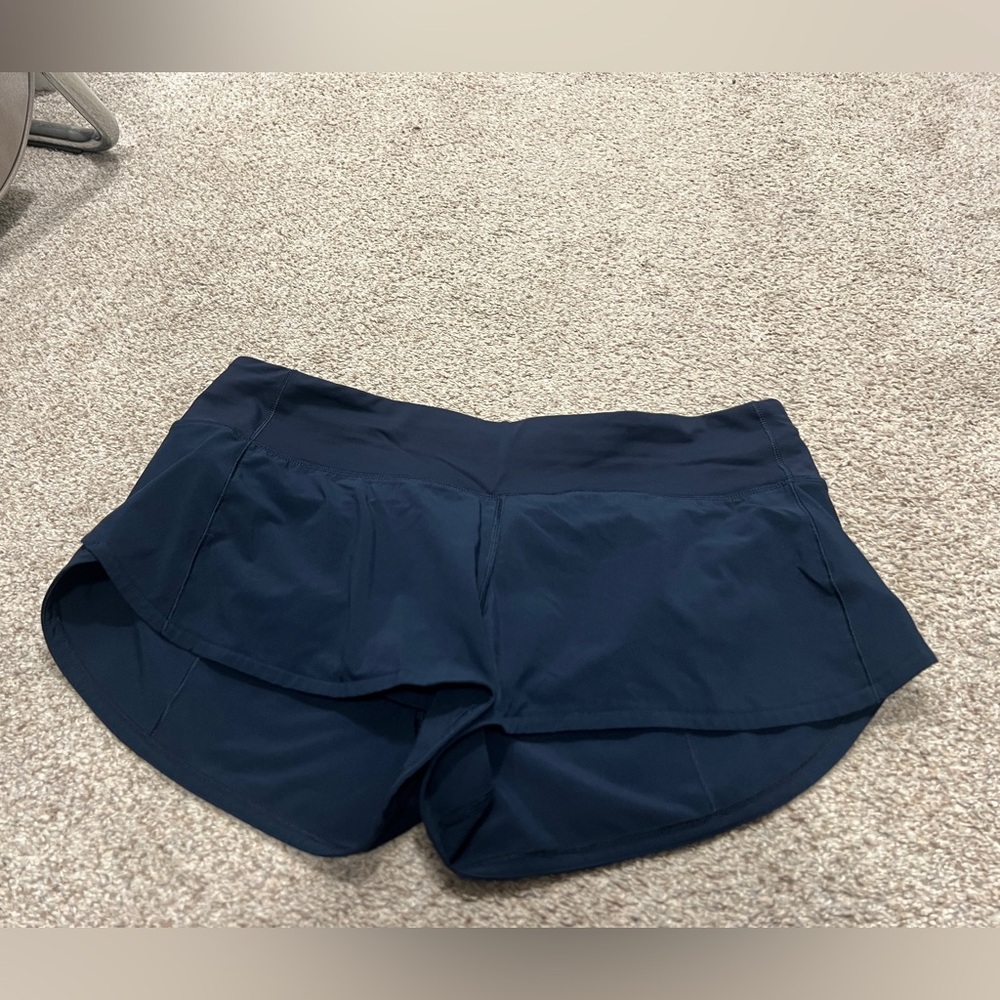 Lululemon Speed up short low rise 2.5 inch, navy